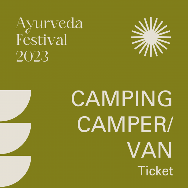 Ayurveda Festival Camping Ticket Camper/Van