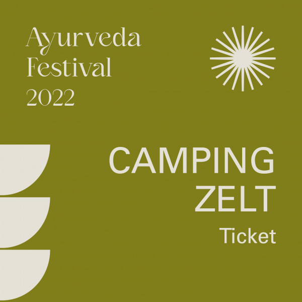 Ayurveda Festival Camping Zelt Ticket